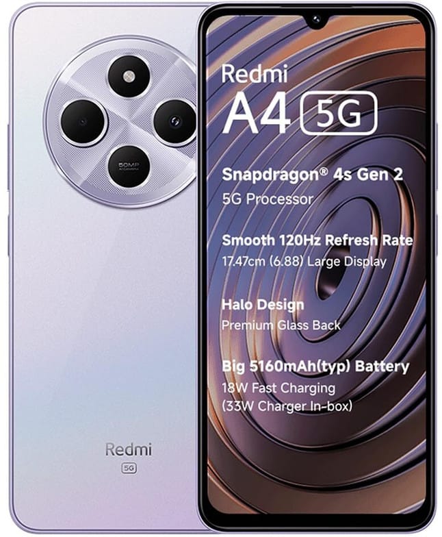 Redmi A4 5G 6GB+128GB, 8GB+256GB)